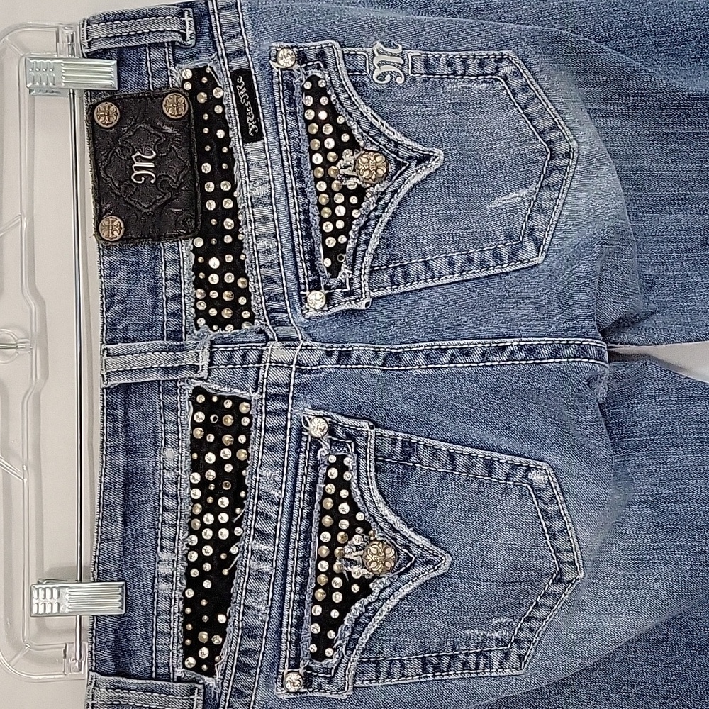 Miss Me~Thick Denim~32×34 Boot - Picture 2 of 16